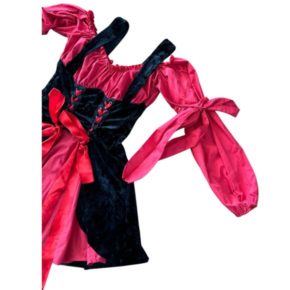 Leg Avenue Women's Vixen Pirate Wench Costume black and red size medium - Picture 6 of 12